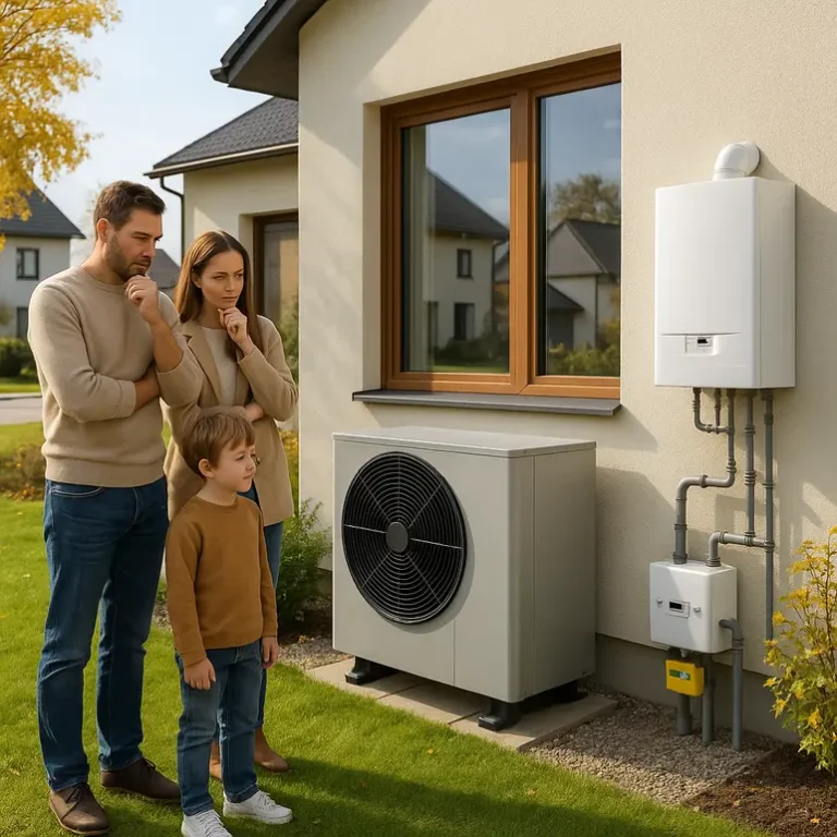 Pompa ciepła powietrze–woda czy gaz? Co wybrać do nowego domu?