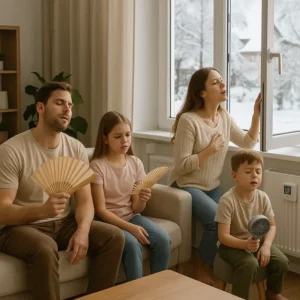 Czy dom może się przegrzewać zimą?