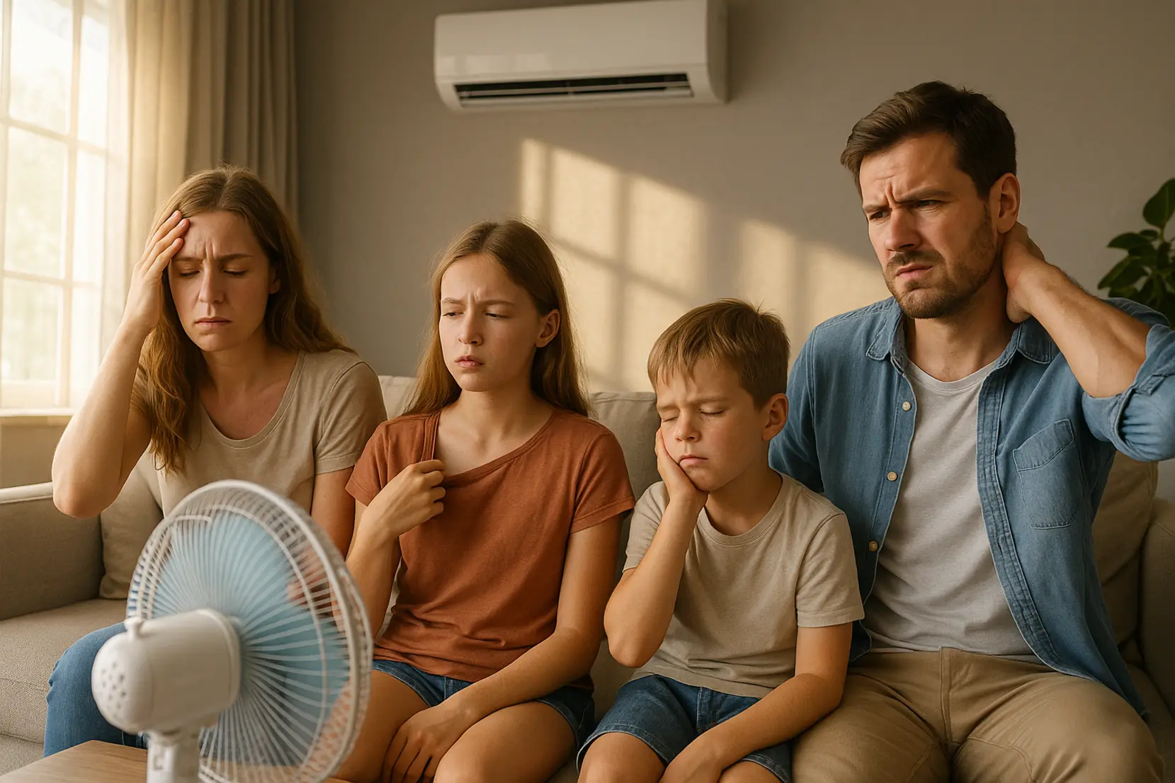 Dlaczego klimatyzacja nie schładza domu do zadanej temperatury?