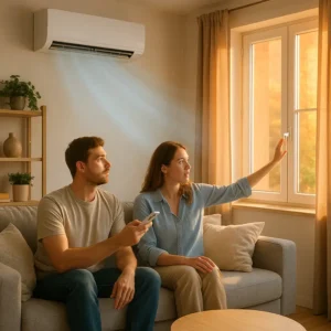 Czy klimatyzacja może działać przy uchylonym oknie?