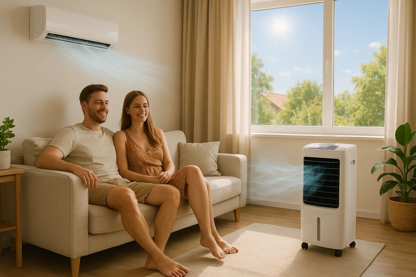 Klimatyzacja czy klimatyzer: co lepiej wybrać na upały?