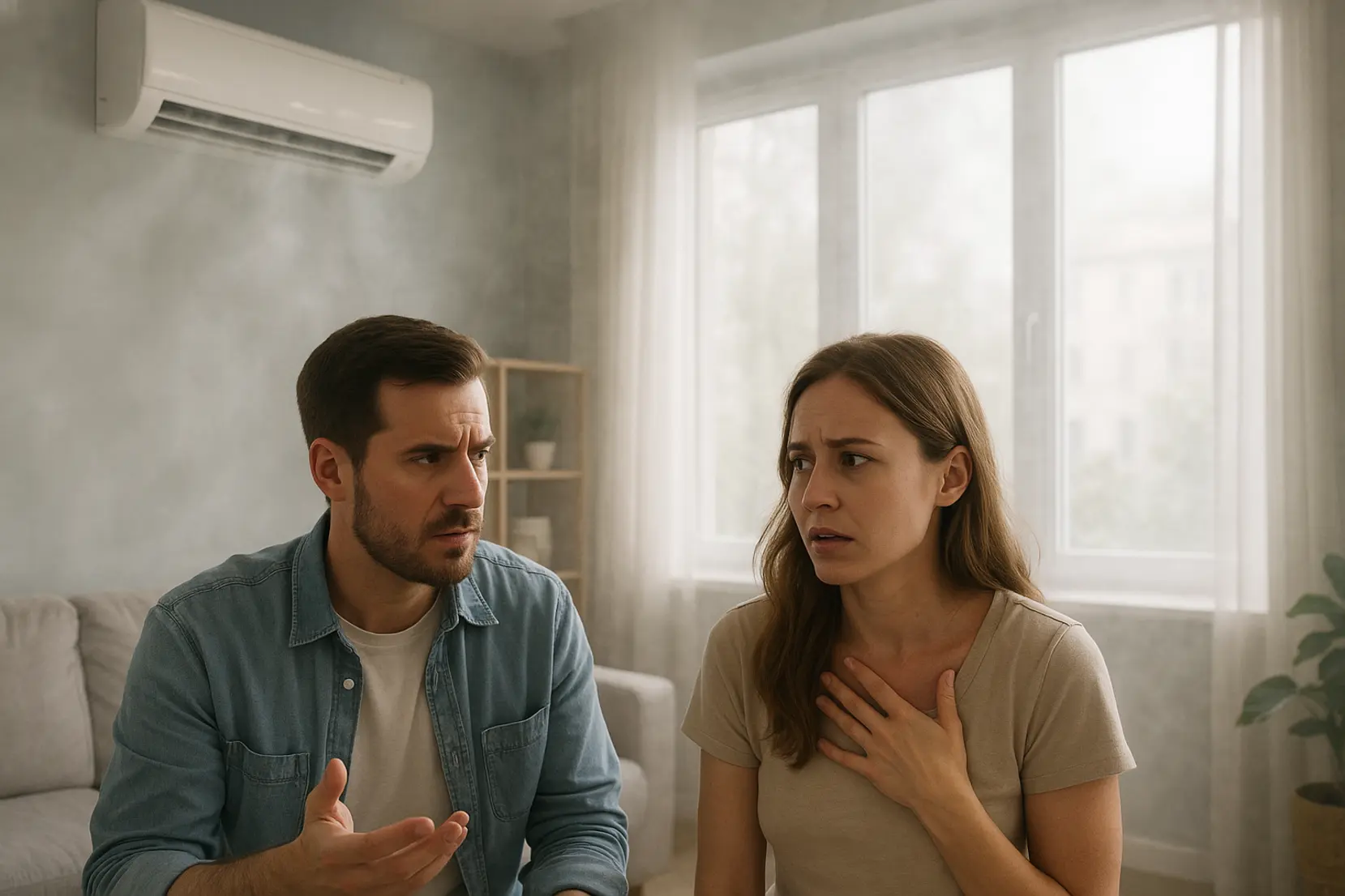 Dlaczego klimatyzacja działa, ale w mieszkaniu nadal jest parno?