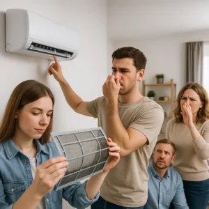 Dlaczego klimatyzacja śmierdzi octem albo kwaśnym zapachem?