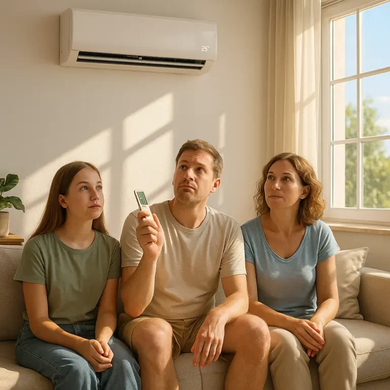 Dlaczego klimatyzacja nie reaguje od razu po zmianie temperatury?